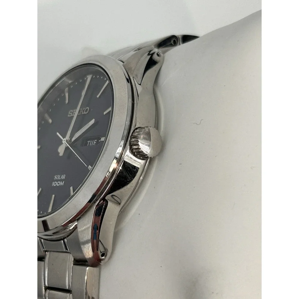 Seiko Solar Blue Men's Watch SNE361 Solar Powered